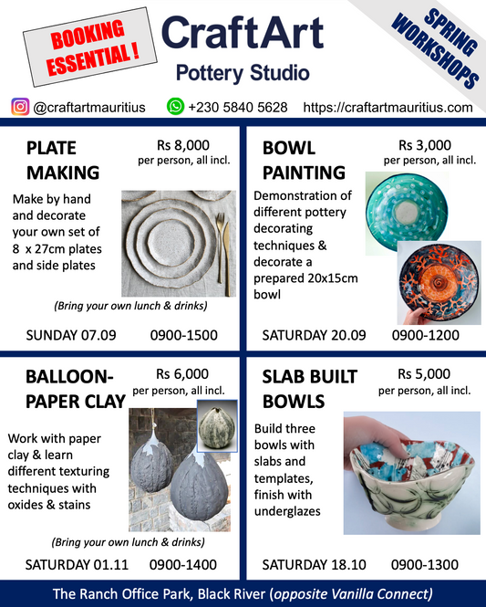 Spring Workshops