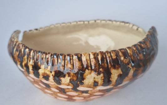 Tiger Shell Ceramic Bowl (Large)