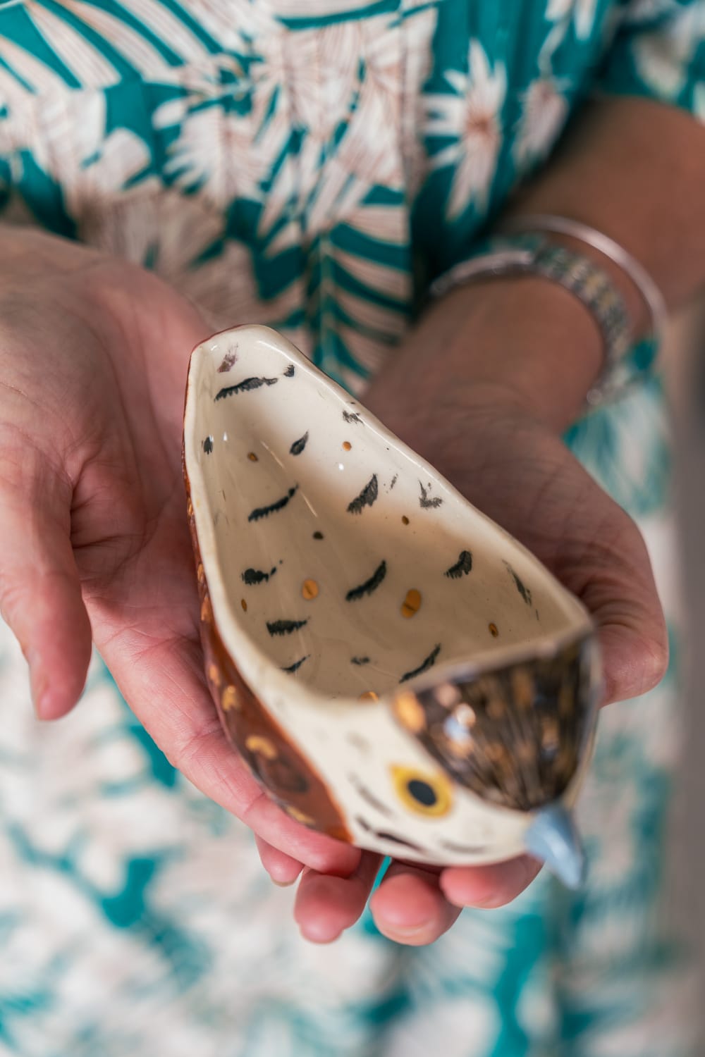 Kestrel Ceramic Bird