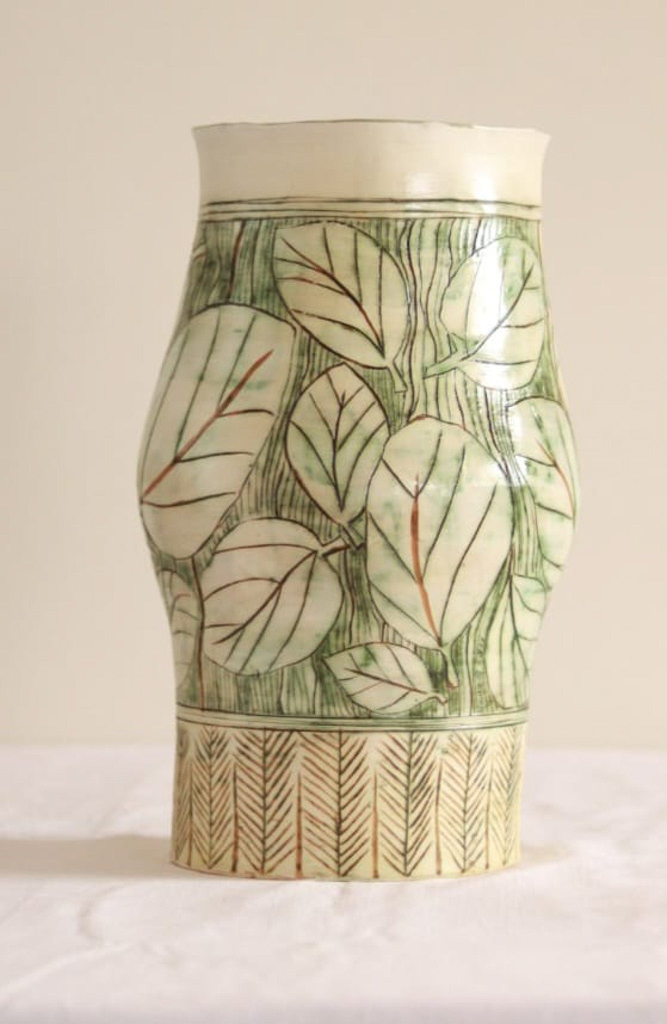 Vase, Green (tall)